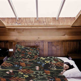 Set de ropa de cama con manta terapéutica Pradera de otoño