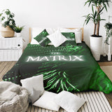 Manta terapéutica original - Funda de algodón verde The Matrix