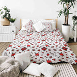 Set de ropa de cama con manta terapéutica amor mixto