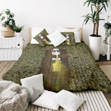 Manta terapéutica original - Funda de algodón Campo verde