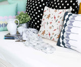 Almohada de salud época navideña blanca
