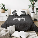 Manta terapéutica original - Funda de algodón negra con araña