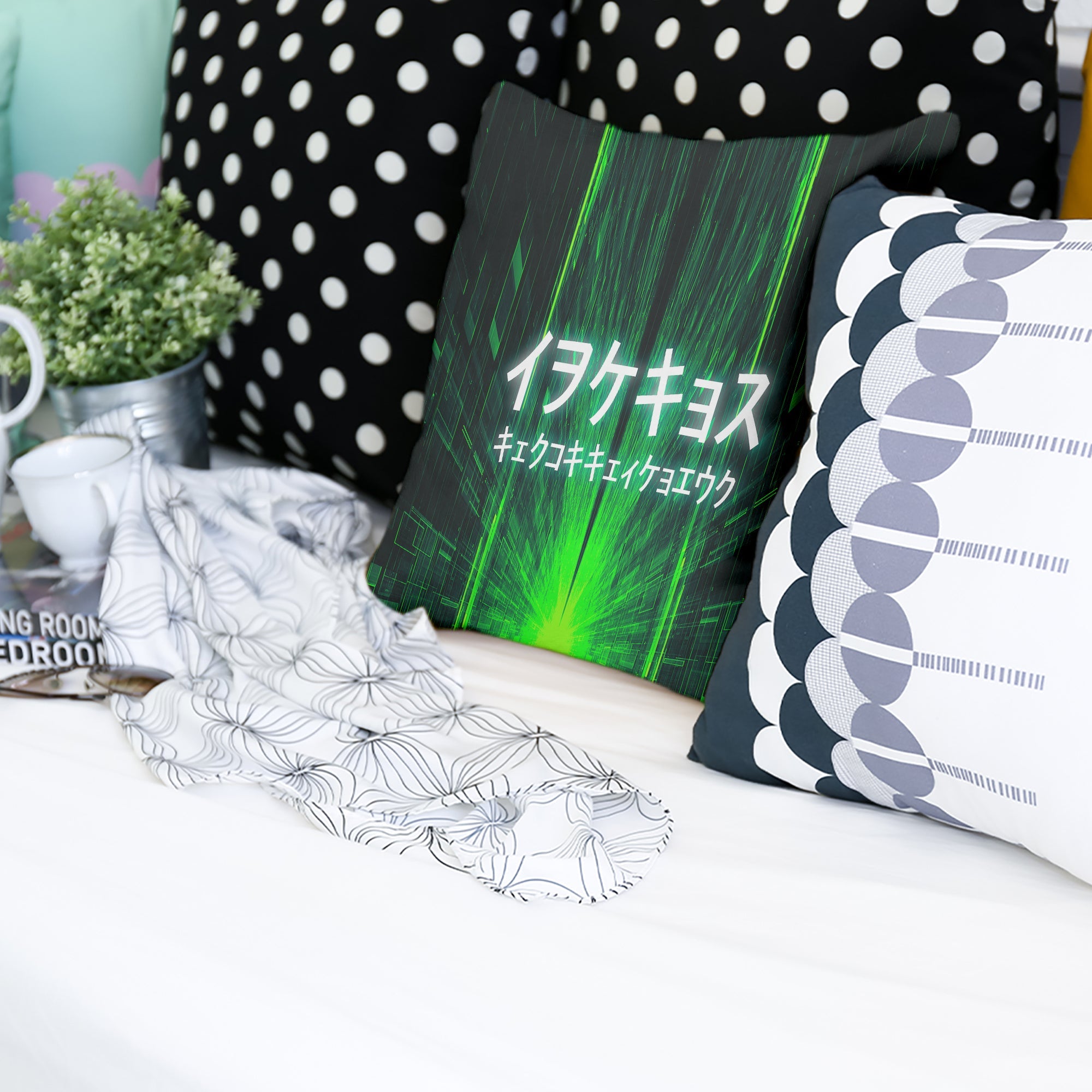 Almohada de salud con inscripción china