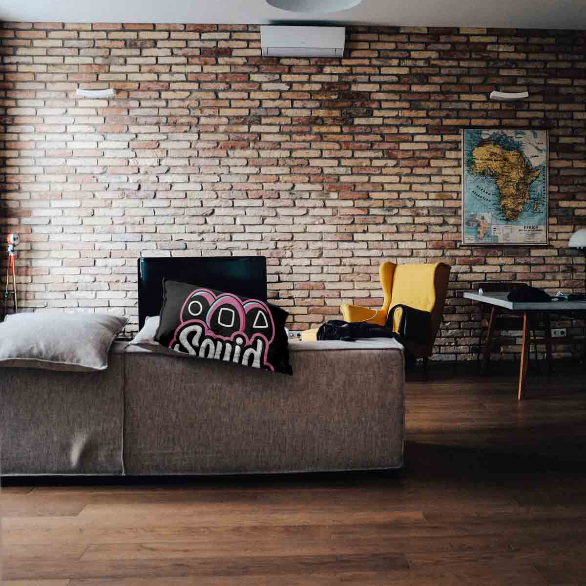 Almohada de salud negra Squid