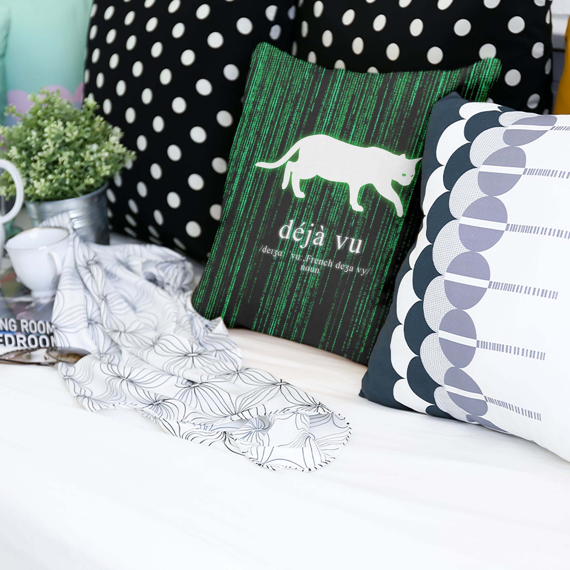 Almohada de salud verde Déjà-Vu