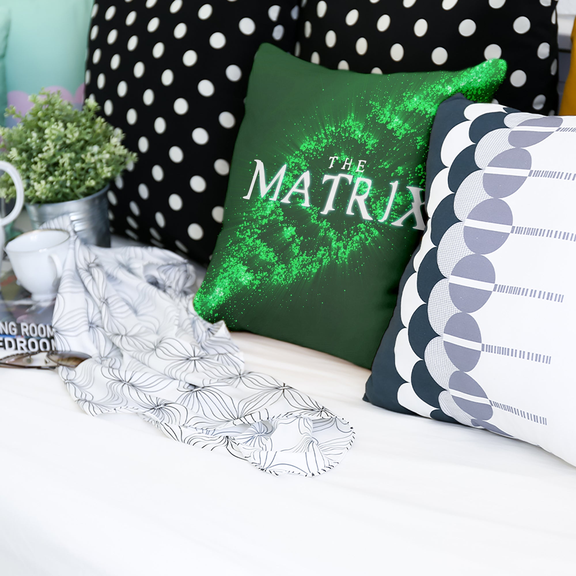 Almohada de salud Verde Matriz ADN