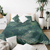 Set de ropa de cama Therapiedecnen con ramas de abeto verdes