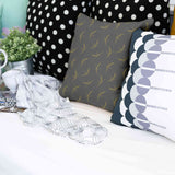 Almohada de salud gris con trigo