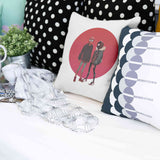 Almohada de salud blanca con Spiderman