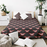 Set de ropa de cama con manta terapéutica Boca sonriente