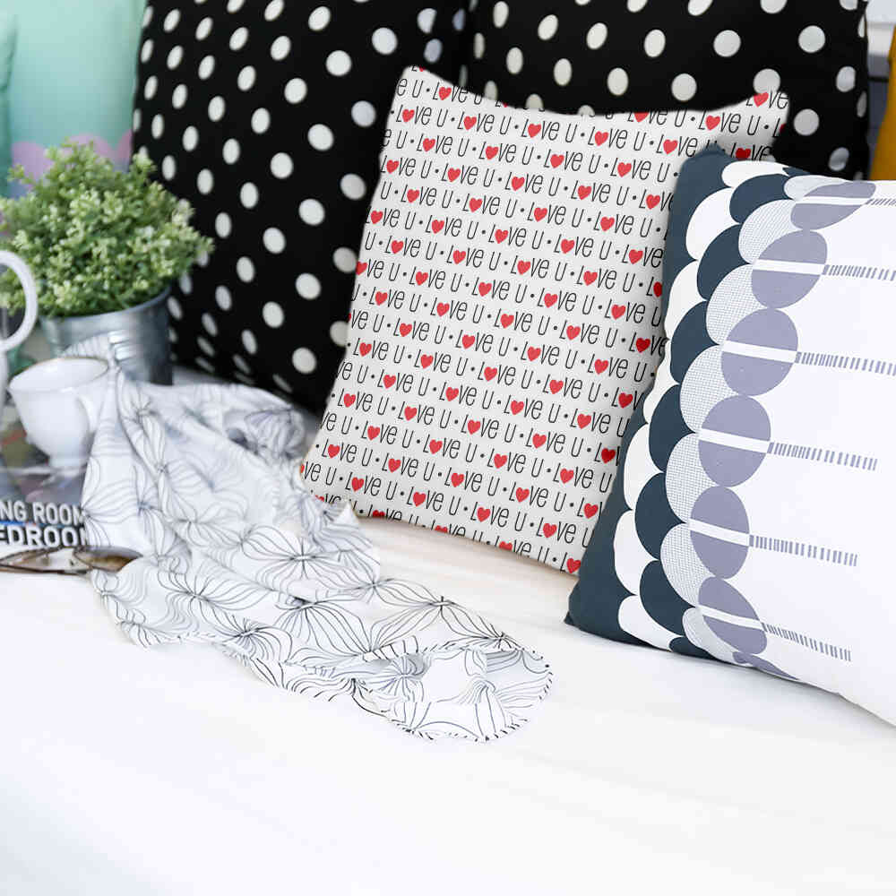 Almohada de salud blanca Love U