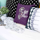 Almohada de salud morada ¿Por qué tan serio?
