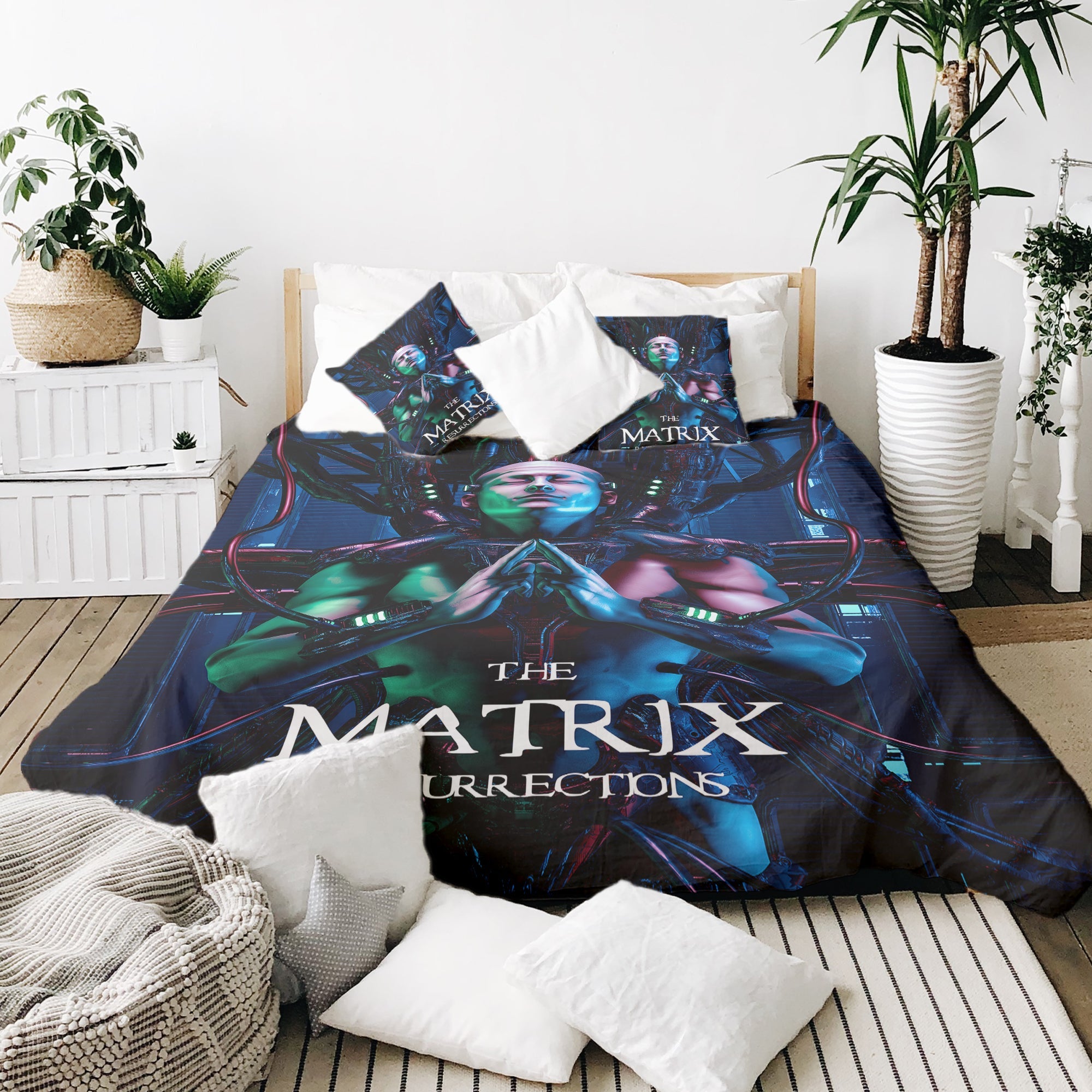 Set de ropa de cama y manta terapéutica Matrix Resurrections