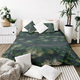 Juego de ropa de cama con manta terapéutica Calle en el bosque