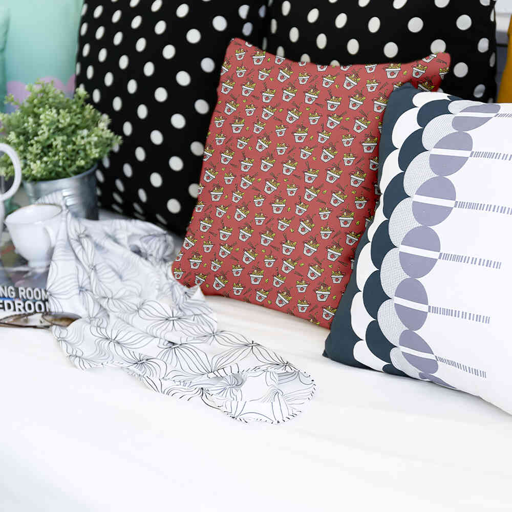 Almohada de salud roja para llevar