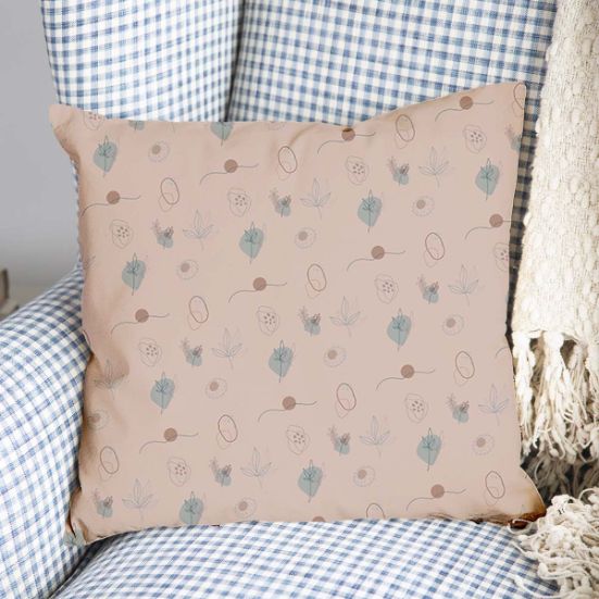 Almohada de salud rosa plantas