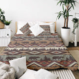 Set de ropa de cama con manta terapéutica marrón Noruega