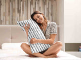 Almohada de salud blanca Zigzag