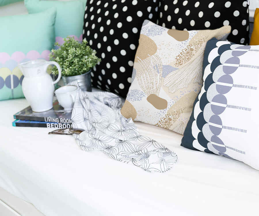 Almohada de salud anémona de mar dorada