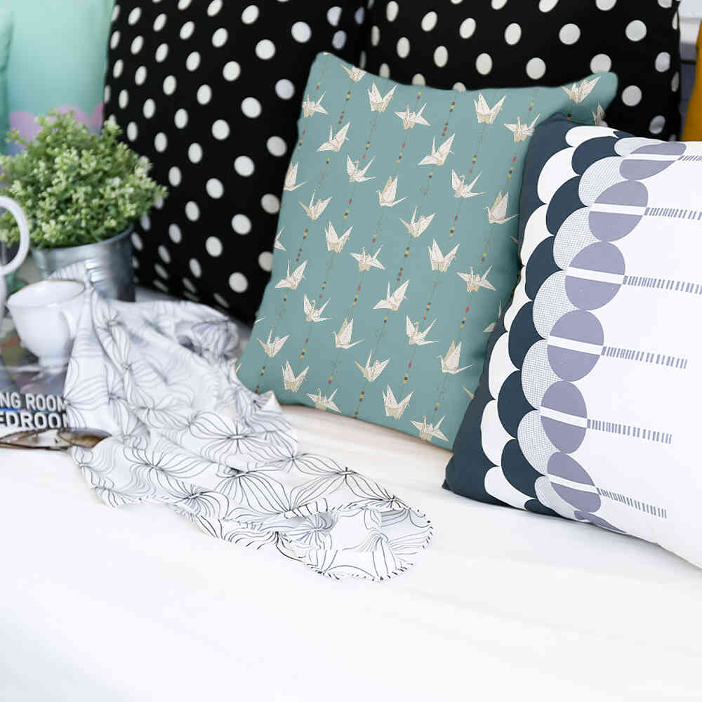 Almohada de salud Origami Cisne