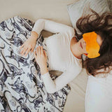 Set de ropa de cama con manta terapéutica Halloween Gato