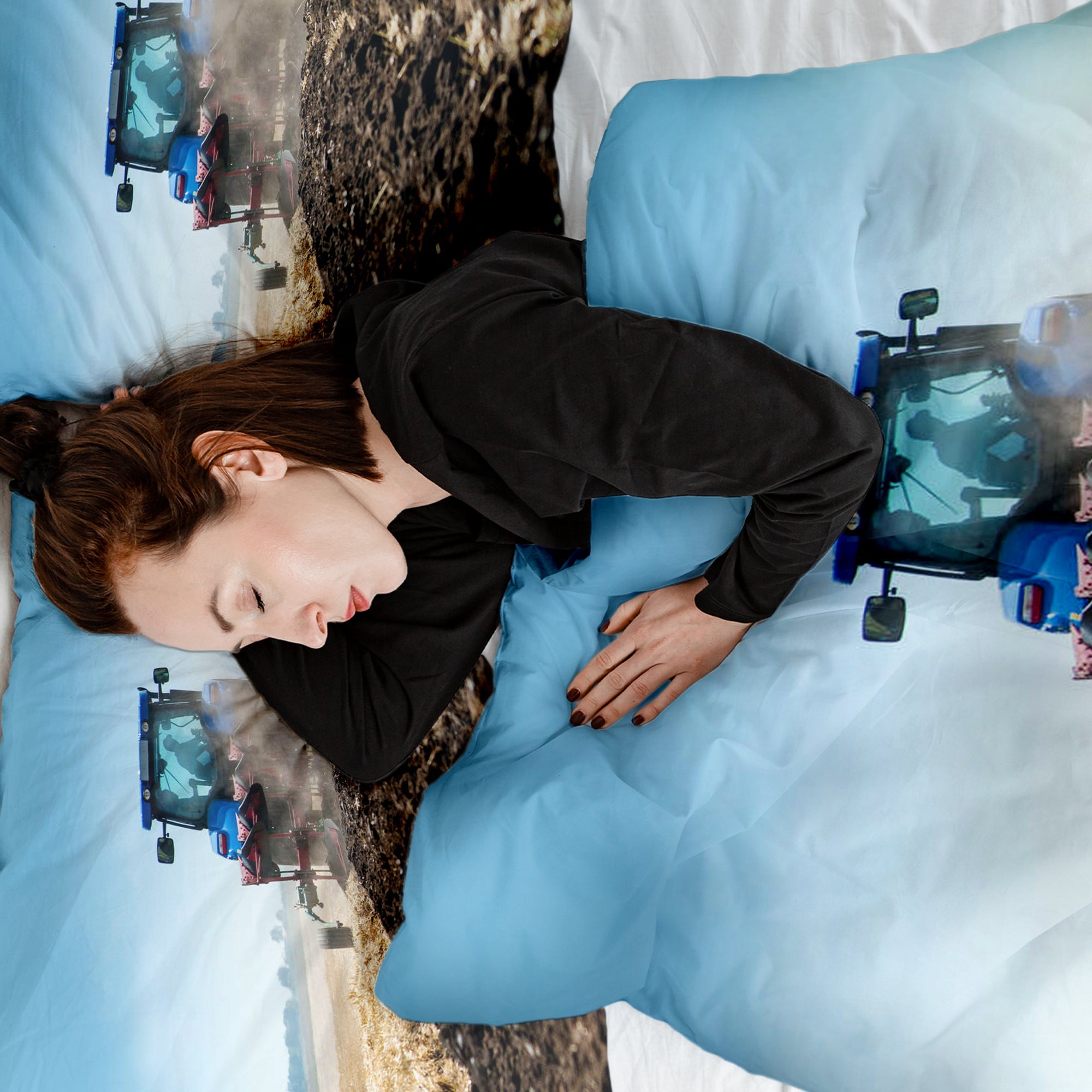 Juego de ropa de cama con manta terapéutica Ackerbau