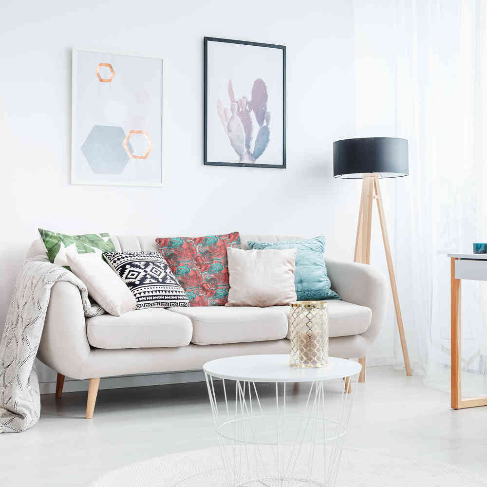 Almohada de salud abstracta roja