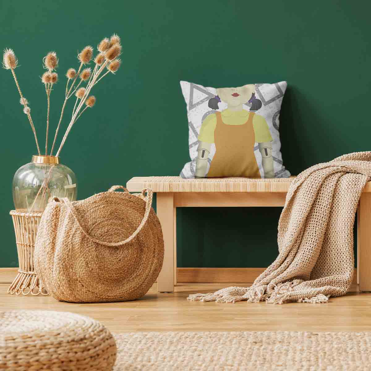 Almohada de salud Luz roja, luz verde