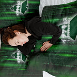 Set de ropa de cama con manta terapéutica Verde Matrix II