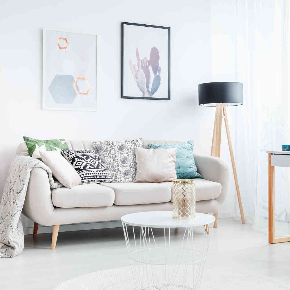 Almohada de salud gris primavera