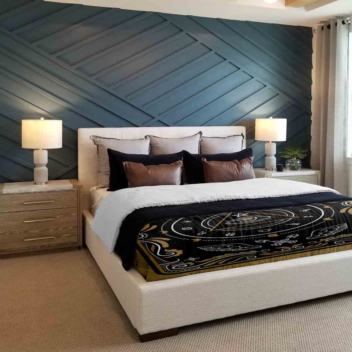 Set de ropa de cama con manta terapéutica para ojos