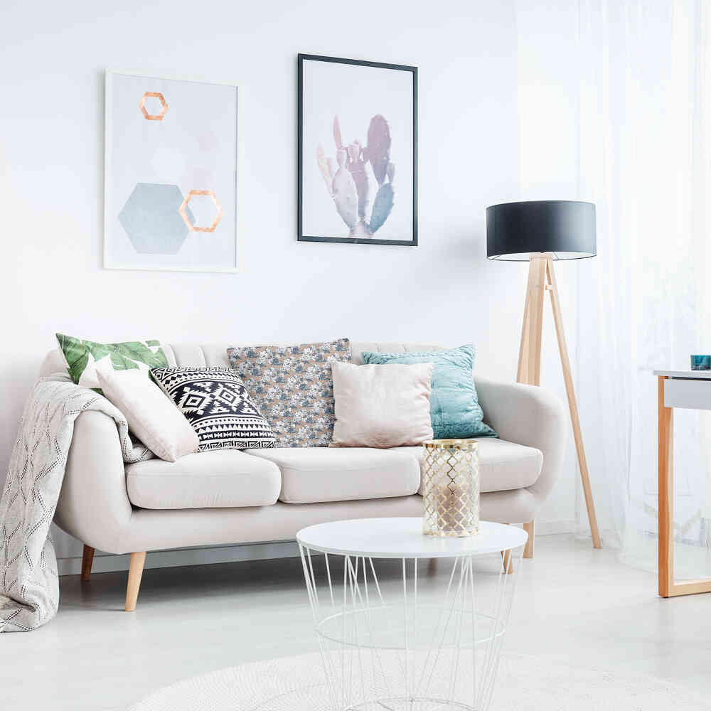 Almohada de salud con flores