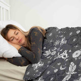 Set de ropa de cama con manta terapéutica Libélula espeluznante