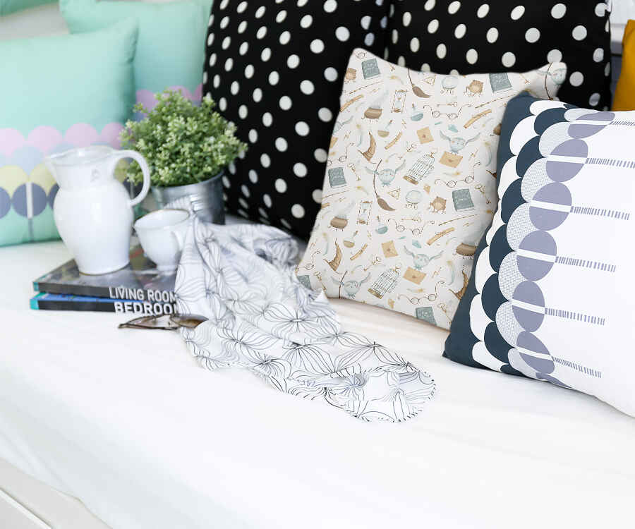 Almohada de salud blanca cosas mágicas