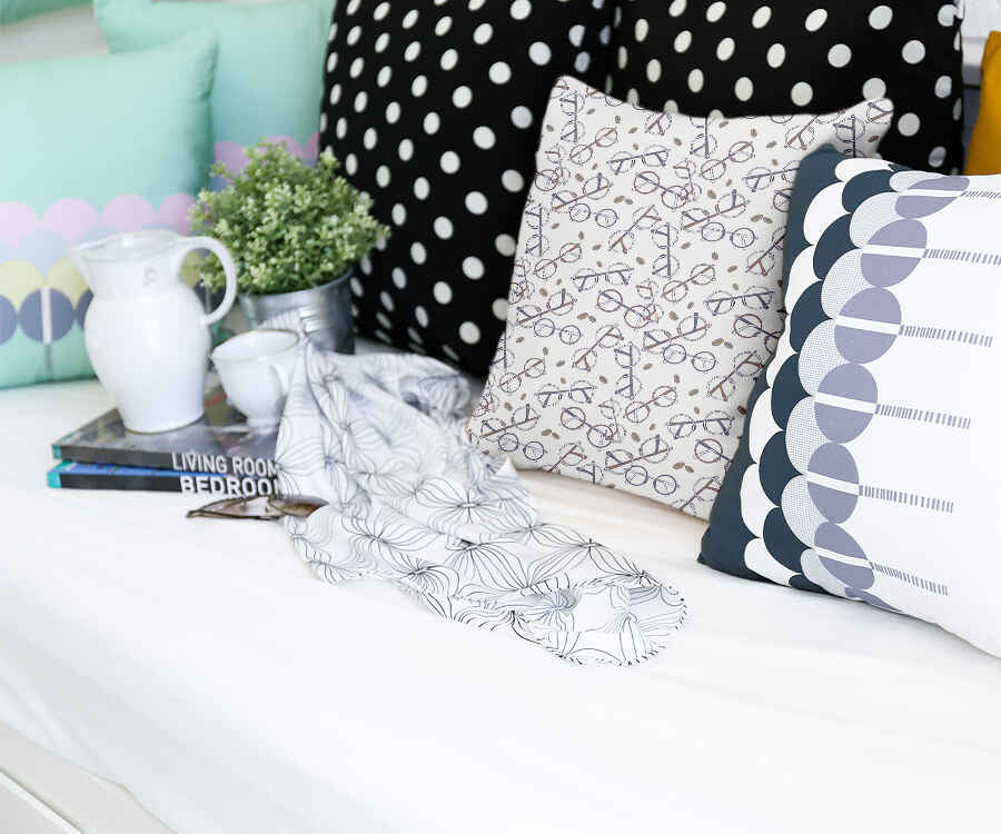 Almohada de salud con las gafas de Harry