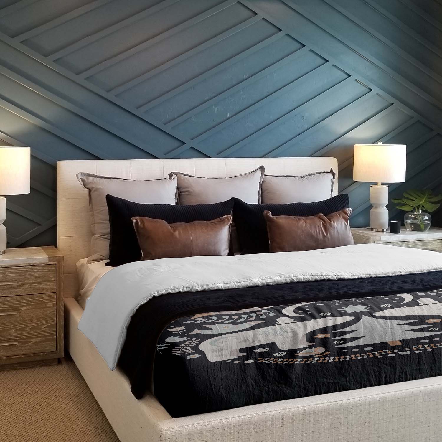 Set de ropa de cama y mantas terapéuticas Navidad en Moscú