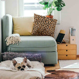 Almohada de salud con estampado de leopardo