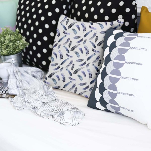 Almohada de salud con plumas