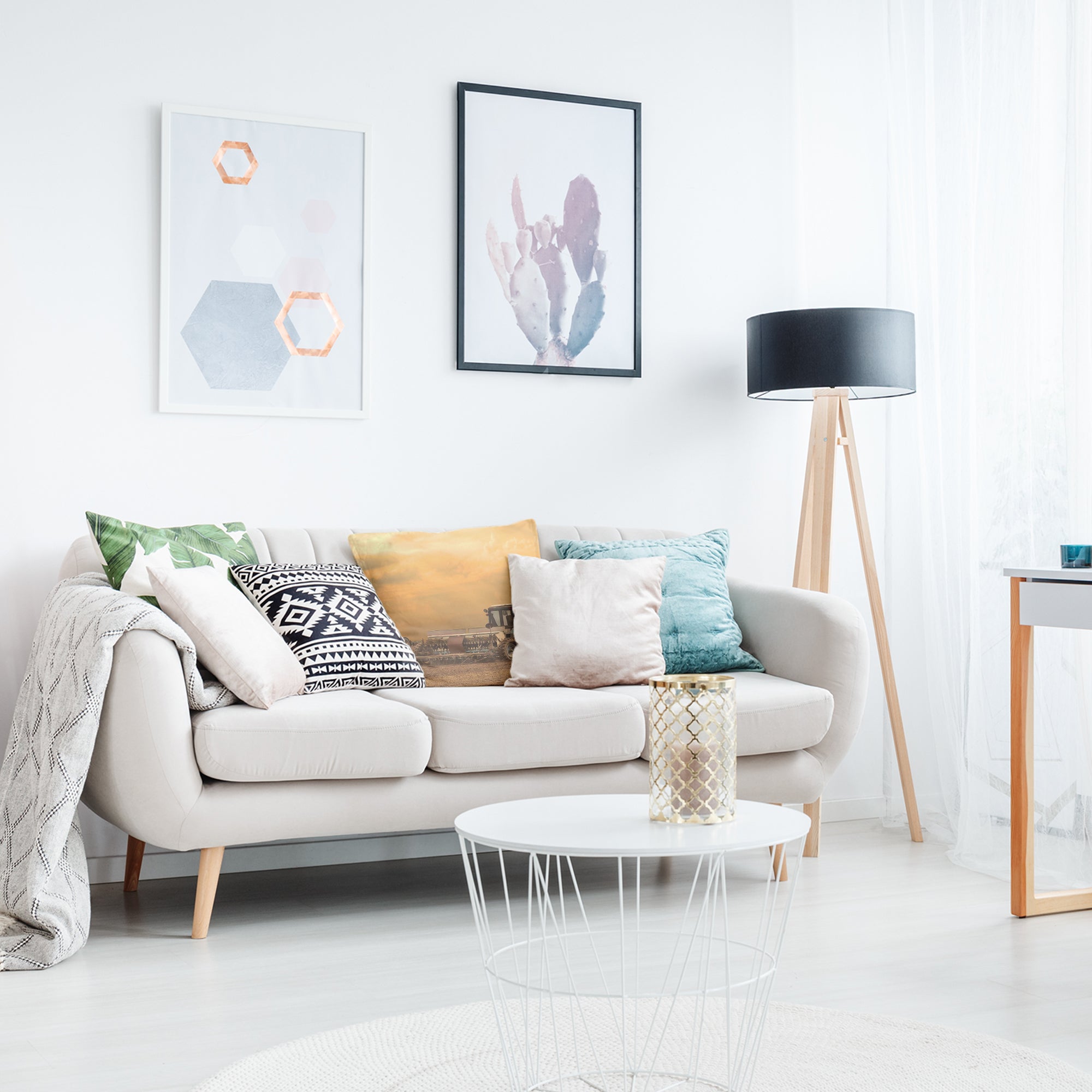 Almohada de salud Dos tractores