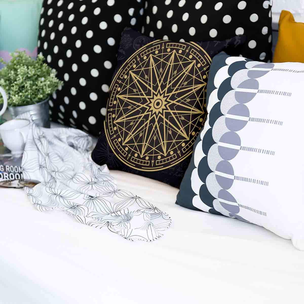 Almohada de salud Místico Mandala