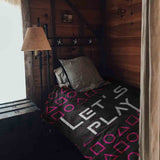 Set de ropa de cama con manta terapéutica Let's Play
