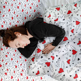 Set de ropa de cama con manta terapéutica Amor da alas