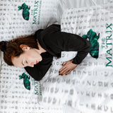 Set de ropa de cama con manta terapéutica blanca Matrix