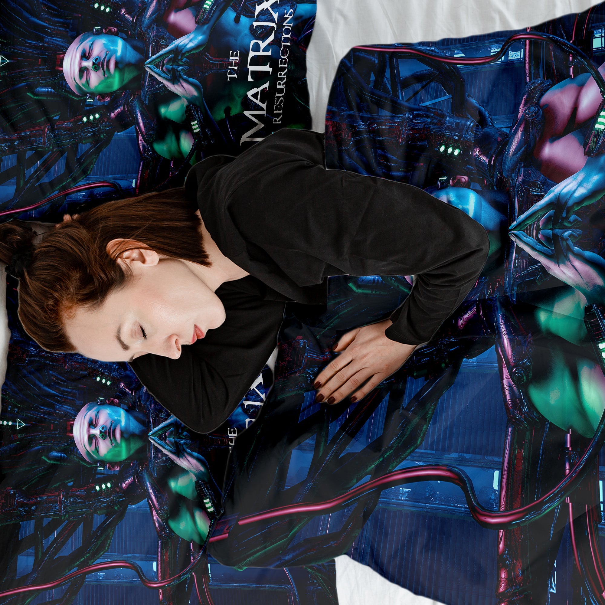 Set de ropa de cama y manta terapéutica Matrix Resurrections