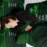 Set de ropa de cama con manta terapéutica verde Looks Like