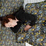Set de ropa de cama con manta terapéutica tractor