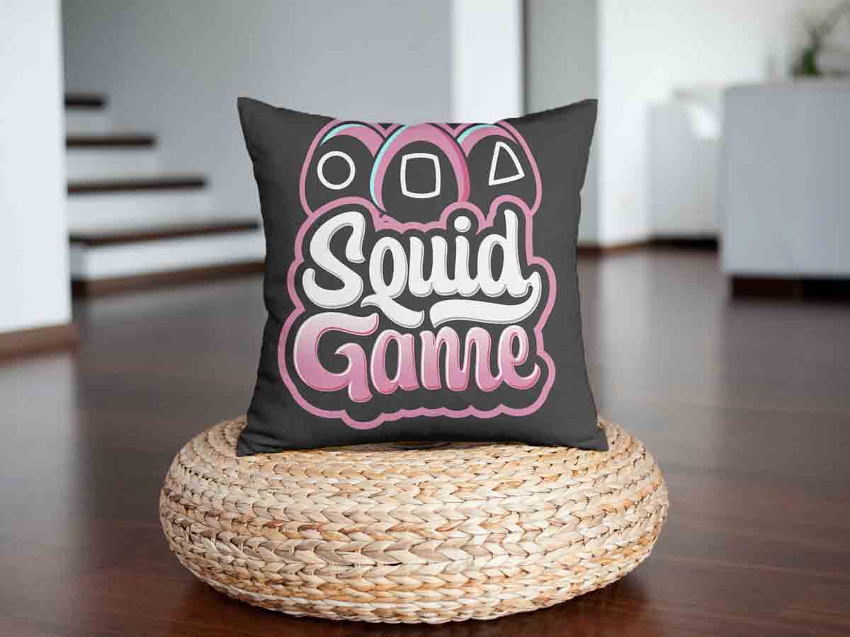 Almohada de salud negra Squid
