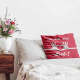 Almohada de salud rosa Te quiero mucho