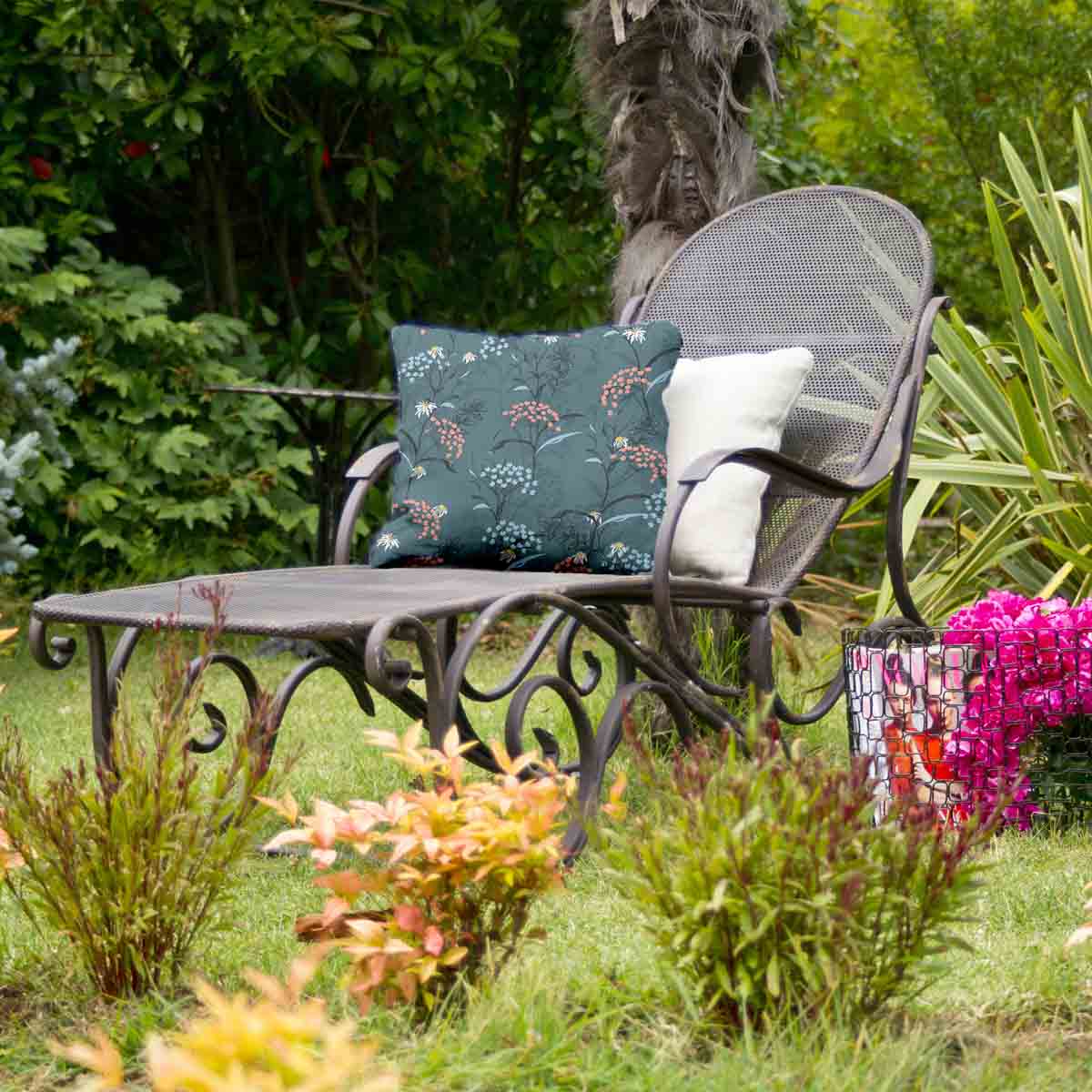 Almohada de salud flores de primavera