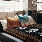 Set de ropa de cama con manta terapéutica a rayas con estrellas